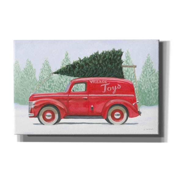 Epic Graffiti 'Christmas Farm II' by James Wiens, Canvas Wall Art, 40"x26"