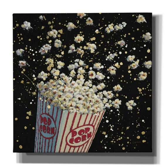 Epic Graffiti 'Cinema Pop' by James Wiens, Canvas Wall Art, 18"x18"