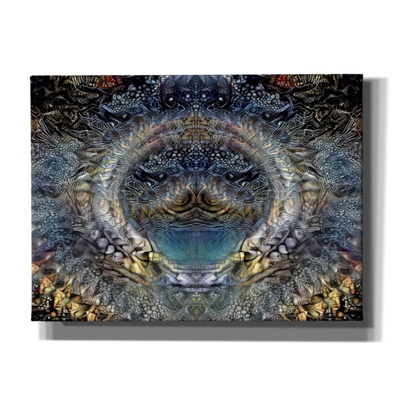Epic Graffiti 'Circle Of Life' by Pedro Gavidia, Canvas Wall Art, 54"x40"