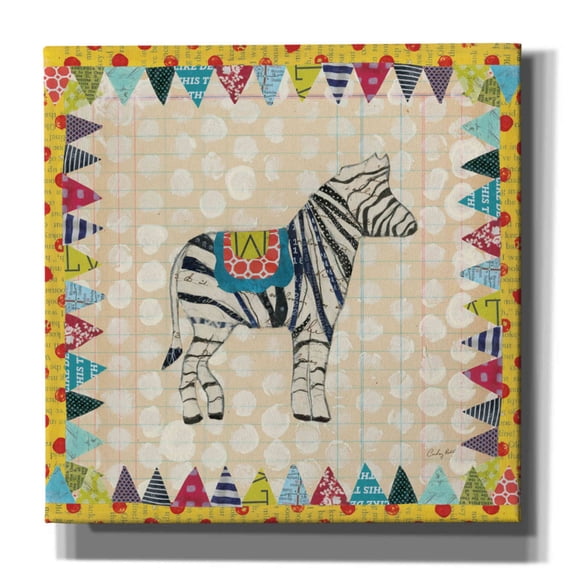 Epic Graffiti 'Circus Fun I' by Courtney Prahl, Canvas Wall Art, 26"x26"