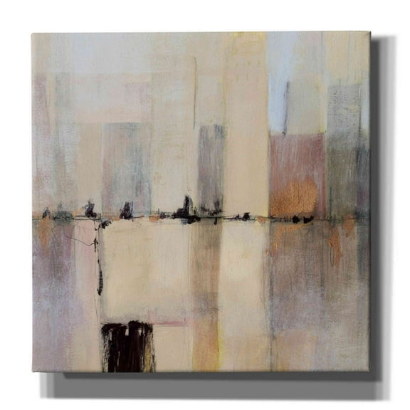 Epic Graffiti 'City Strata II' by Victoria Borges, Canvas Wall Art, 37"x37"