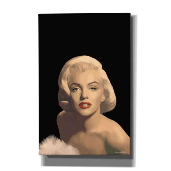 Epic Graffiti 'Classic Beauty In Black' by Chris Consani, Canvas Wall Art, 26"x40"