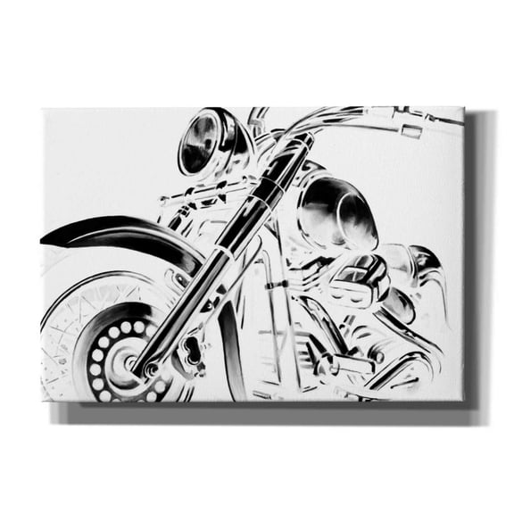 Epic Graffiti 'Classic Hogs II' by Ethan Harper, Giclee Canvas Wall Art, 26"x18"
