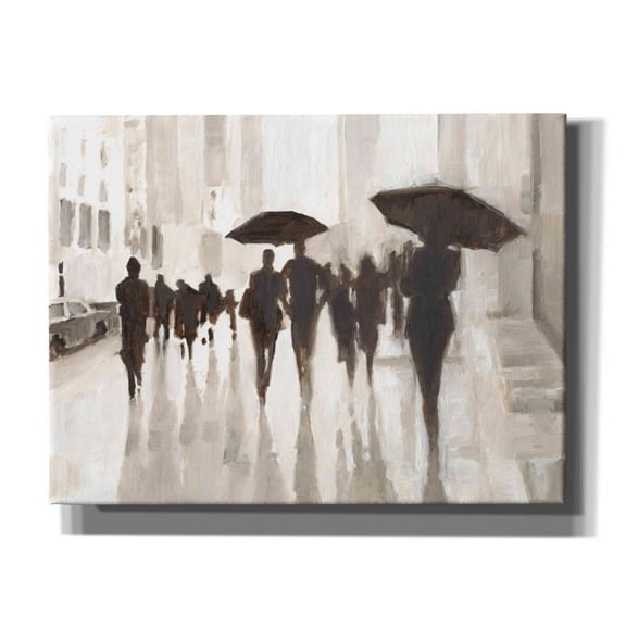 Epic Graffiti "Clearing Rain" by Ethan Harper, Canvas Wall Art, 16"x12"