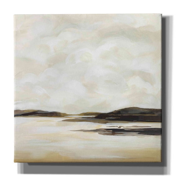Epic Graffiti 'Cloudy Coast II' by Victoria Borges, Canvas Wall Art, 37"x37"