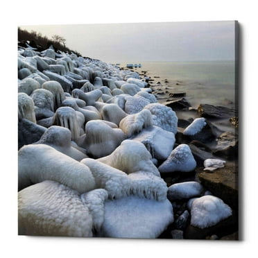 Epic Graffiti 'Coast' by Dariusz Klimczak, Canvas Wall Art, 26"x26"