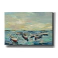 thumbnail image 1 of Epic Graffiti 'Coastal View of Boats' by Silvia Vassileva, Canvas Wall Art, 26"x18", 1 of 2