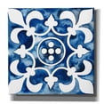 thumbnail image 1 of Epic Graffiti 'Cobalt Tile III' by Grace Popp, Canvas Wall Art, 12"x12", 1 of 2