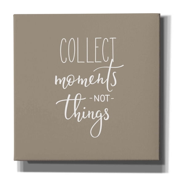 Epic Graffiti 'Collect Moments' by Incado, Giclee Canvas Wall Art, 26"x26"