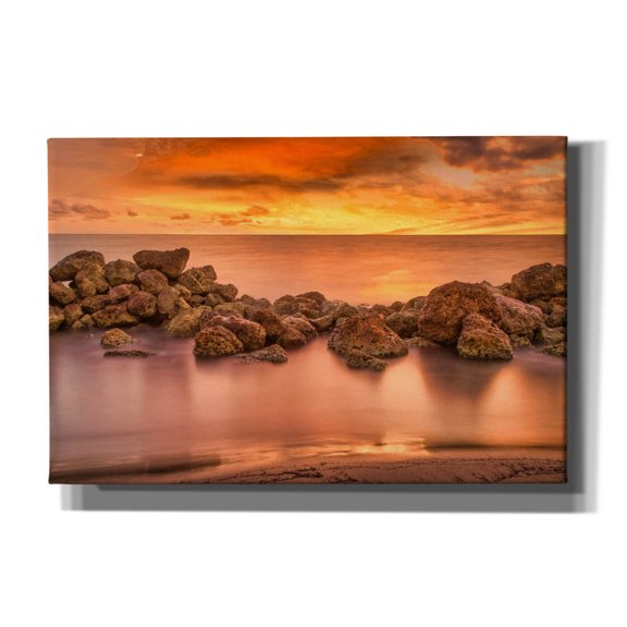 Epic Graffiti 'Colombia Smooth Waters' by Mark A Paulda, Canvas Wall Art, 60"x40"