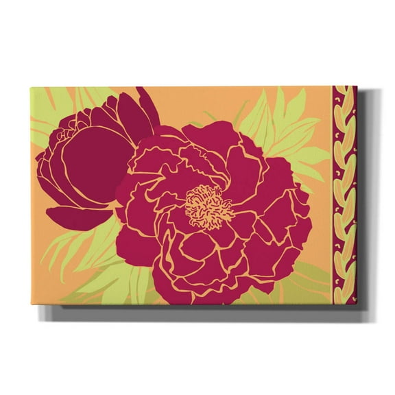 Epic Graffiti 'Color Bouquet 3'  by Art Licensing Studio Canvas Wall Art, 60" x 40"
