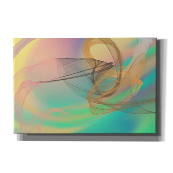 Epic Graffiti 'Color In The Lines 4' by Irena Orlov Giclee Canvas Wall Art, 60"x40"