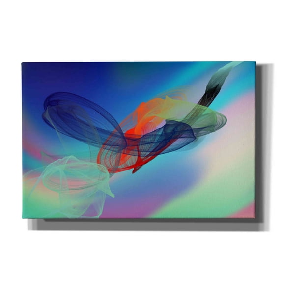 Epic Graffiti 'Color In The Lines 6' by Irena Orlov Giclee Canvas Wall Art, 60"x40"