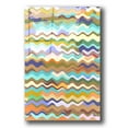 thumbnail image 1 of Epic Graffiti 'Color Wave Pattern' by Zigen Tanabe, Acrylic Glass Wall Art, 24"x36", 1 of 3