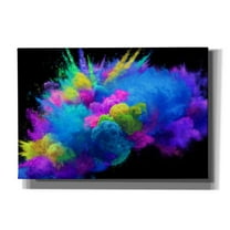 Epic Graffiti 'Colorful Avalanche' by Epic Portfolio, Giclee Canvas Wall Art, 26"x18"