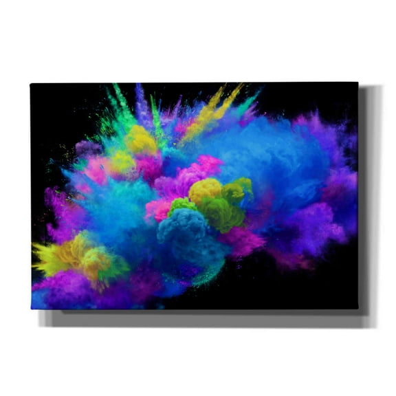 Epic Graffiti 'Colorful Avalanche' by Epic Portfolio, Giclee Canvas Wall Art, 26"x18"
