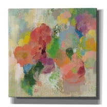 Epic Graffiti 'Colorful Garden III' by Silvia Vassileva, Canvas Wall Art, 12"x12"