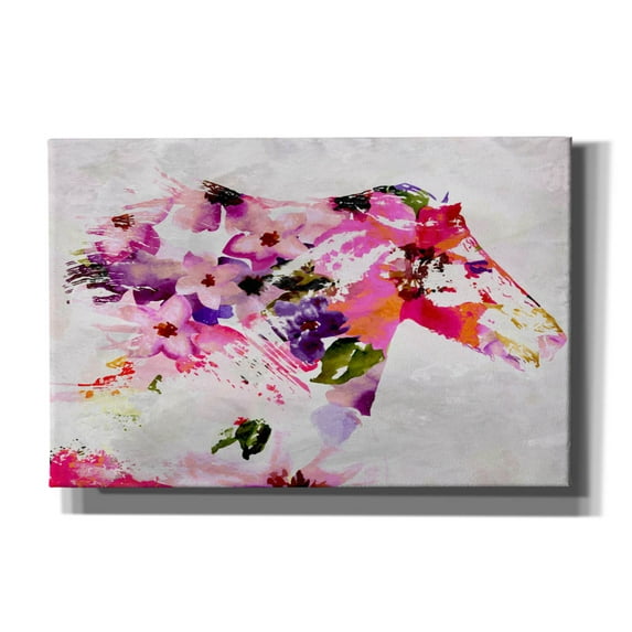 Epic Graffiti 'Colorful Gypsy Horse 2' by Irena Orlov, Canvas Wall Art, 60"x40"