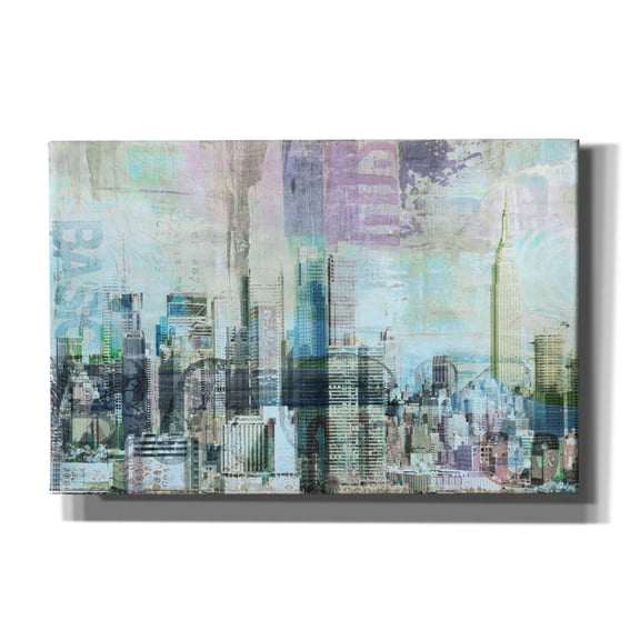Epic Graffiti 'Colorful New York 6' by Irena Orlov, Canvas Wall Art, 18"x12"