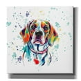 thumbnail image 1 of Epic Graffiti 'Colorful Watercolor Beagle 2' by Furbaby Affiliates, Canvas Wall Art, 18"x18", 1 of 8