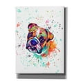 thumbnail image 1 of Epic Graffiti 'Colorful Watercolor English Bulldog' by Furbaby Affiliates, Canvas Wall Art, 40"x54", 1 of 8