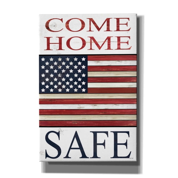Epic Graffiti 'Come Home Safe Patriot' by Cindy Jacobs, Canvas Wall Art, 40"x60"