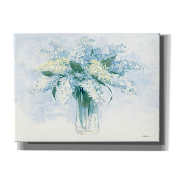 Epic Graffiti 'Contemporary Lilac Blue' by Carol Rowan, Giclee Canvas Wall Art, 54"x40"