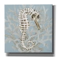 thumbnail image 1 of Epic Graffiti 'Coral Seahorse I' by Cindy Jacobs, Canvas Wall Art, 12"x12", 1 of 2