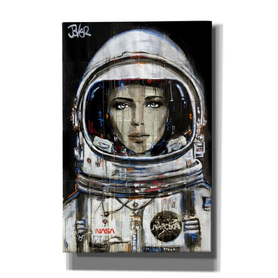 Epic Graffiti 'Cosmos' by Loui Jover, Canvas Wall Art, 26"x40"