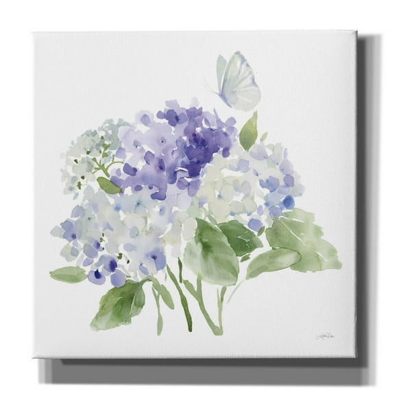 Epic Graffiti 'Cottage Hydrangeas 2'  by Katrina Pete Canvas Wall Art, 37" x 37"