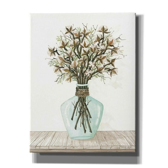 Epic Graffiti 'Cotton Bouquet' by Cindy Jacobs, Canvas Wall Art, 26"x34"