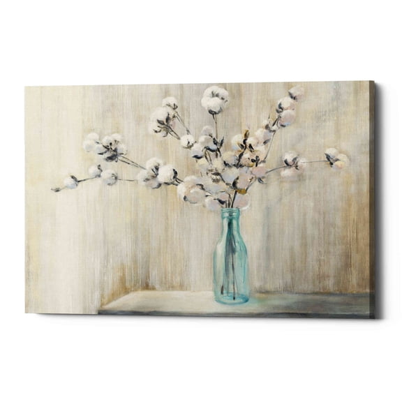 Epic Graffiti  "Cotton Bouquet" by Julia Purinton, Giclee Canvas Wall Art, 12"x18" 12" x 18"