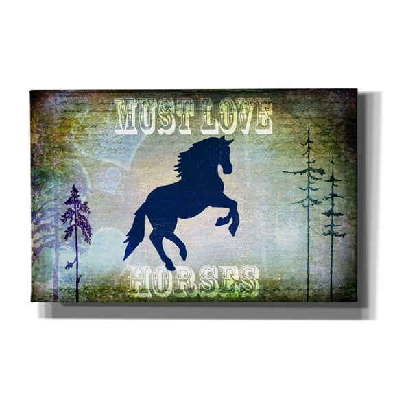 Epic Graffiti 'Country Horse II' by Lightbox Journal, Canvas Wall Art, 40"x26"