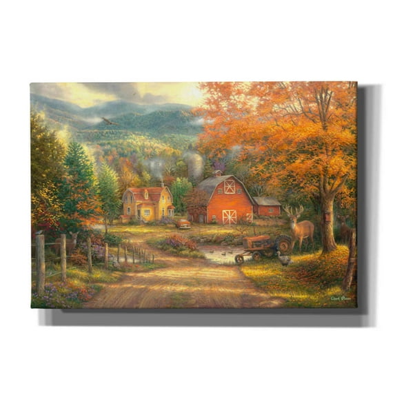 Epic Graffiti 'Country Roads Take Me Home' by Chuck Pinson, Canvas Wall Art, 26"x18"