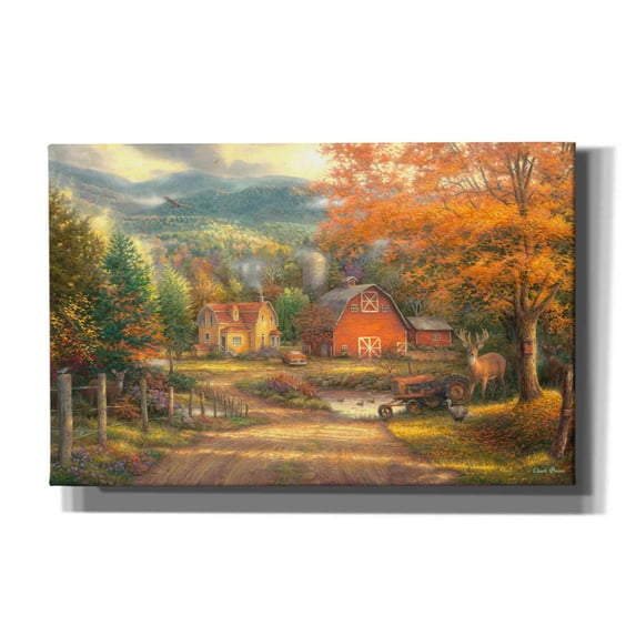 Epic Graffiti 'Country Roads Take Me Home' by Chuck Pinson, Canvas Wall Art, 40"x26"