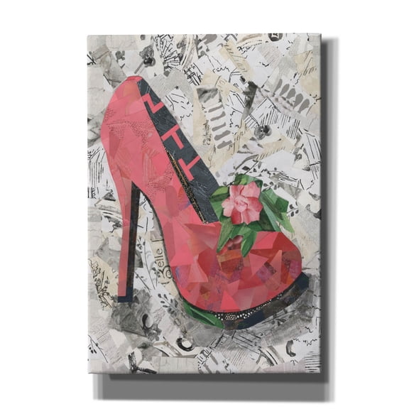 Epic Graffiti 'Couture Shoes 1' by Coco Good Canvas Wall Art, 18" x 26"