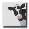 thumbnail image 1 of Epic Graffiti 'Cow' by Ashley Justice, Giclee Canvas Wall Art, 12"x12", 1 of 8