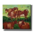 thumbnail image 1 of Epic Graffiti 'Cows' by Vincent Van Gogh, Giclee Canvas Wall Art, 30"x26", 1 of 2