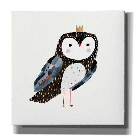 Epic Graffiti 'Crowned Critter I' by Victoria Borges, Canvas Wall Art, 18"x18"