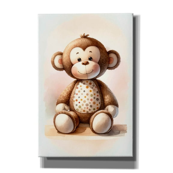 Epic Graffiti 'Cuddly Monkey'  by Andreas Magnusson Canvas Wall Art, 40" x 60"