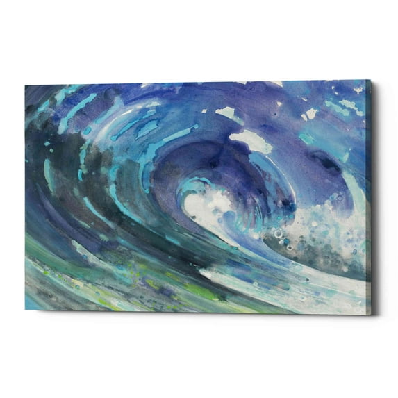 Epic Graffiti 'Curl' by Albena Hristova, Canvas Wall Art, 54"x40"