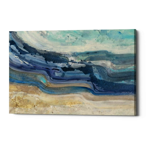 Epic Graffiti 'Currents' by Albena Hristova, Canvas Wall Art, 26"x18"