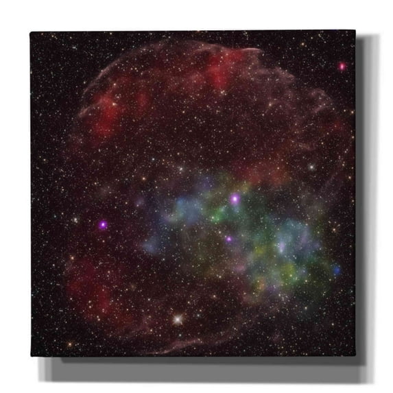 Epic Graffiti 'DEM L238 Supernova,' Canvas Wall Art, 18"x18"