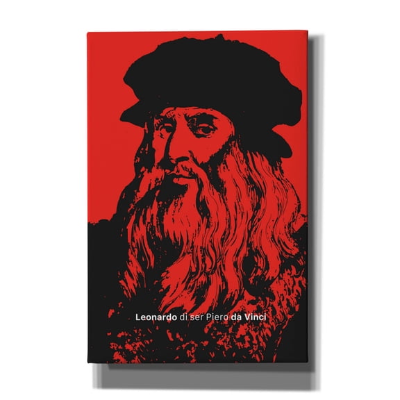 Epic Graffiti 'Da Vinci'  by Andreas Magnusson Canvas Wall Art, 12" x 18"