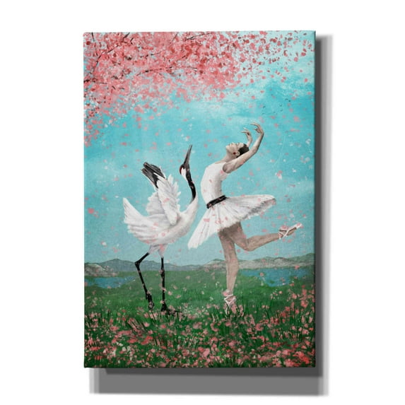 Epic Graffiti 'Dance Like No Other' by Paula Belle Flores, Giclee Canvas Wall Art, 18"x26"