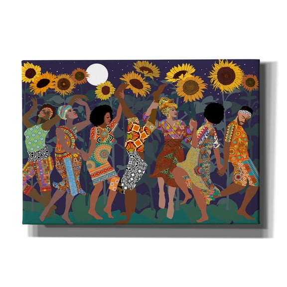 Epic Graffiti 'Dancing Under The Stars' by Art Licensing Studio Canvas Wall Art, 26" x 18"