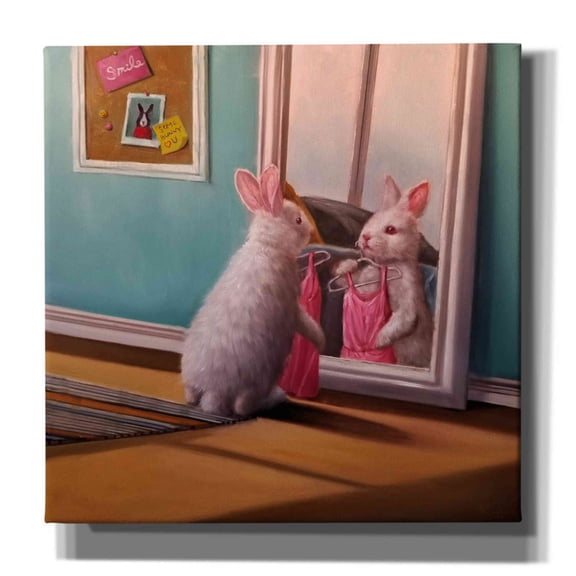 Epic Graffiti 'Date Night' by Lucia Heffernan, Canvas Wall Art, 12"x12"