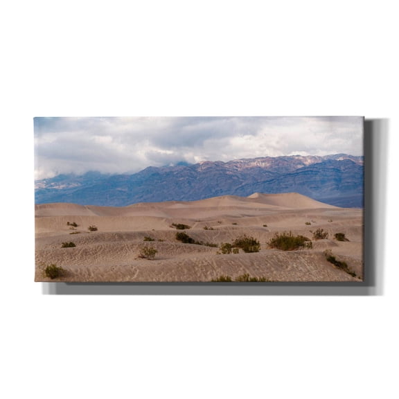 Epic Graffiti 'Death Valley - Dunes To Clouds' by Epic Portfolio Canvas Wall Art, 24" x 12"