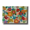 thumbnail image 1 of Epic Graffiti 'Decorative Flowers' by Silvia Vassileva, Canvas Wall Art, 26"x18", 1 of 2