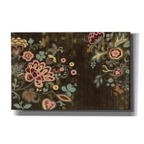 Epic Graffiti 'Decorative Paisley' by Silvia Vassileva, Canvas Wall Art, 40"x26"